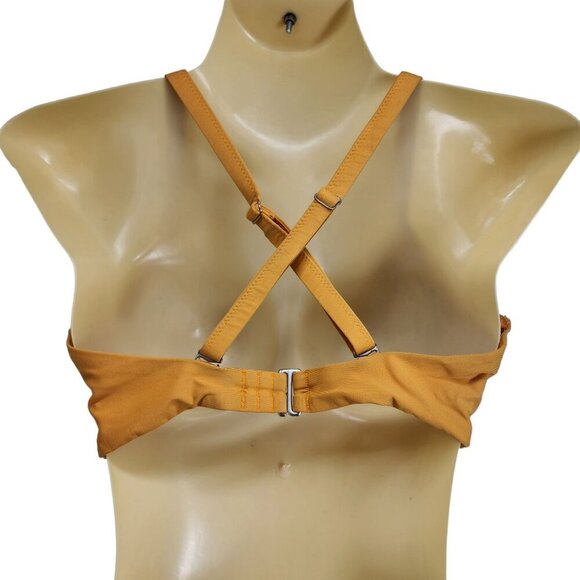 Athleta Bikini‎ Top Orange Women's Size 34D/DD - Picture 2 of 9